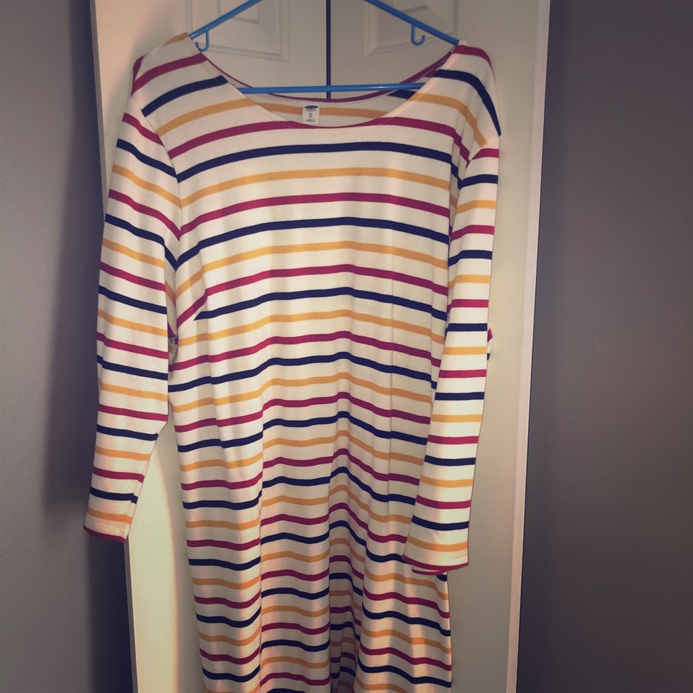 Old Navy. Striped sheath dress.